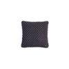 Spencer Black Solid 18X18 Inches Cotton Cushion Cover