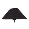 Will Black Cotton Shade Floor Lamp