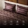 Stoa Paris Satin Comforter Set for King Size Bed 300TC Premium Bedding Ruby Affair