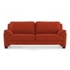 Farina Premium 3 Seater Fabric Sofa in Lava Colour