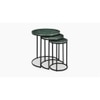 Lennox Metal Side Table in Black Finish
