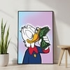 The Castle Decor Luxury Duck Money Pop Art Wall Art Framed Painting 20x30 Inch