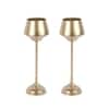 Wine Planter With Stand In Gold Colour