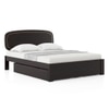 Nimbus Solid Wood King Size Bed With Drawer Storage (Mahogany Finish)