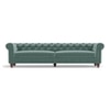 Winchester Sofa Set (Colour : Dusty Turquoise Velvet , Seater : 4+2+1+1)