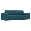 Riyab 3 Seater Pull Out Sofa cum Bed  in T Blue Colour