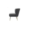 Crimson Accent Chair in Dark Grey Colour