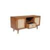 jeny solid wood  TV unit in  provincial teak finish