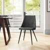 Mitzi Metal Accent Chair in Grey Colour