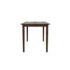 Monterey 4 Seater Dining Set with 4 Chairs (Rubberwood, Dark Cappuccino Finish)