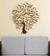W-Peach Abstract Metal Wall Decor in Multicolor Set of 1