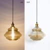 Oslo Gray Lustre Layered Glass Hanging Pendant Light