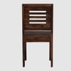 Elian Solid Wood Dining Chair in Provincial Teak Finish - Set of 2