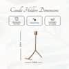 Radiant Gold Candle Holder Elegance