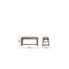Byjosh Solid Wood Bench In Provincial Teak Finish