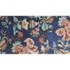 Aria Solid Wood  Ottomon in  Blue Colour