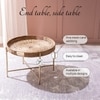 Luxurious Rattan Side Table in Brown Colour
