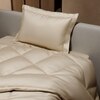 Stoa Paris Comforter for Single Bed, 300TC Satin Comforters in Ivory Ivory