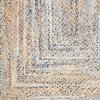 Imperial Knots Jute Cotton Hand Woven Dhurrie 3x5 Feet