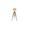 Barack Beige Jute Shade Floor Lamp