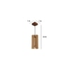 Ventus Beige Solid Wood Single Hanging Light