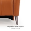 Orchard One Seater Motorized Leather Recliner in Savana Tan Brown Colour