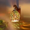 Devansh Solid Wood Electric Wall Light in Brown Colour with Multi Shade Count of 1 Light