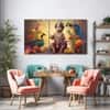 The Castle Decor Bal Gopal Wall Painting Wooden Framed 27x48 Inch (Style 6)