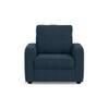 Apollo Compact Sofa Set (Colour : Indigo Blue, Cushion : Soft, Back Type : High Back, Seater : 3+1+1)