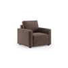 Apollo Compact Sofa Set (Colour : Daschund Brown, Cushion : Soft, Back Type : Regular, Seater : 2+1+1)