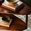 Abel Solid Wood Coffee Table in Brown Colour