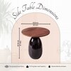 Modern Mango Wood Side Table