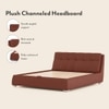 Stanhope Upholstered Hydraulic Storage King Size Bed In Sienna Brown Leatherette Colour