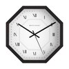 Wooden Wall Clock with Roman Numeral Dial