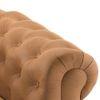 Winchester 3 Seater Half Leather Sofa in Mustard Colour