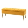 Kajana 2 Ottoman with Storage Color in Yellow