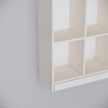 8 Shelves Open Multipurpose Matrix Kitchen Cabinet In Highland Pine Finish