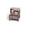 Aural Bedside Table - Walnut Finish