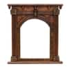 Desert Art Solid Wood Handpainted Copper Jharokha Wall Frame 16 x 17 Inch