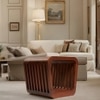 Roset Series Bedside Table in Walnut Finish
