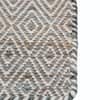 Jaipur Rugs Soft Diamond 6x9 Feet Mineral And Undyed White Wool And Viscose Dhurrie Carpet