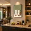 The Castle Decor Coffee Brewing Kitchen Wall Art 12x18 Inch