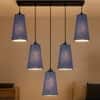 Devansh Solid Wood Electric Wall Light in Brown Colour with Multi Shade Count of 1 Light