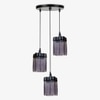 Furrow Cluster of 3 Handcrafted Hanging Lamp