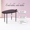 Elemental Mango Wood Side Table in Brown Colour