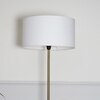 Jigger Metal Multiutility Shelf Floor Lamp With White Cotton Shade