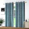 Texture Print Pack of 2 Pieces Room Darkning Window Curtains