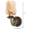 Eliante Modern Wall Lights Mild Steel & Glass Material Antique & Champaign Finish
