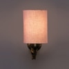 Devansh Metal Electric Wall Light in Antique Gold Colour with Grey Shade Count of 1 Light