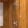 8 Shelves Semi Open Multipurpose Matrix Kitchen Cabinet In Plateau Apple Finish